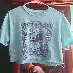 Yin yang crop top